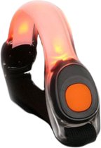 Hardloop Verlichting - Hardloop Lampjes en Licht - LED verlichting - Reflecterend Licht Hardlopen - Verlichting hardlopen - Rennen met verlichting - Sport Verlichting | Oranje | 1 Stuk