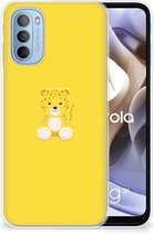 Hippe Hoesjes Motorola Moto G31 | G41 Telefoon Hoesje Baby Leopard