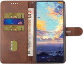 Hoesje Vintage Wallet Book Case Bruin Geschikt voor Samsung Galaxy S22