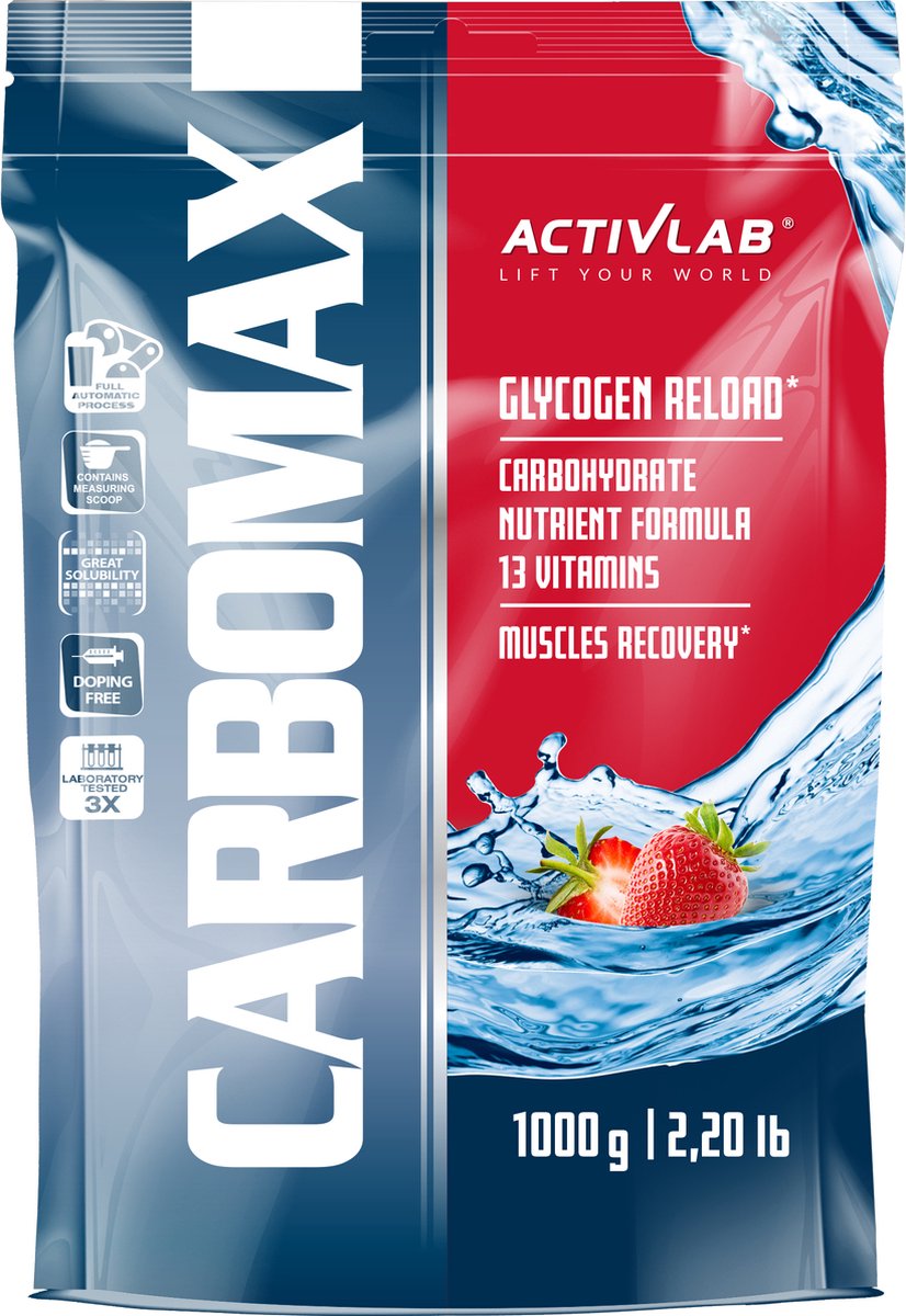 CarboMax Energy Power Dynamic (1000g) Strawberry