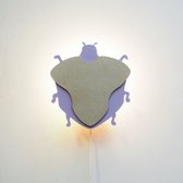 Arnhout Wandlamp paars Kever - Wantslamp! decoratieve lamp