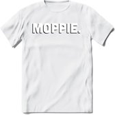Moppie - Valentijn T-Shirt | Grappig Valentijnsdag Cadeautje voor Hem en Haar | Dames - Heren - Unisex | Kleding Cadeau | - Wit - XL