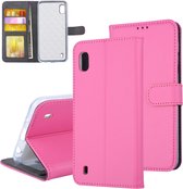 Samsung Galaxy A10 Roze bookcase hoesje