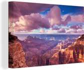Canvas Schilderij Grand Canyon, Verenigde Staten - 90x60 cm - Wanddecoratie