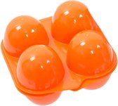 John Grouse - opbergdoos eieren - lunchbox - 4 eieren houder - oranje