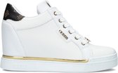 Guess Faster2 Hoge sneakers - Leren Sneaker - Dames - Wit - Maat 36