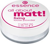 essence cosmetics Puder all about mat Fix Setting Powder, 11 g