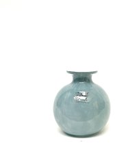 Design Vaas BOLVASE - Fidrio ANCIENT GREY - glas, mondgeblazen bloemenvaas - diameter 11 cm
