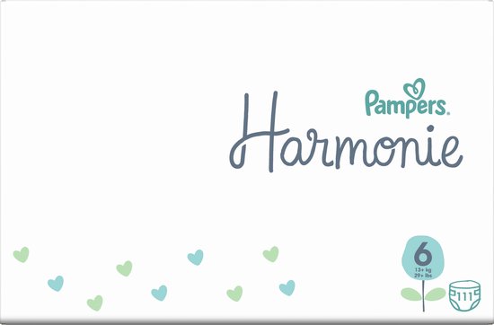 Pampers Harmonie - Maat 6 (13kg+) - 111 Luiers - Multi-Pack
