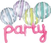 Folieballonnen Set Pool Party - 5 stuks - Feestdecoratie Katoen -