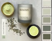 Painting the past - geurkaars - Green tea & lime white - natural wax