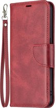 OPPO Reno 6 5G Hoesje - Mobigear - Excellent Serie - Kunstlederen Bookcase - Rood - Hoesje Geschikt Voor OPPO Reno 6 5G