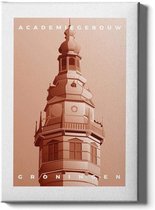 Walljar - Academiegebouw - Muurdecoratie - Poster