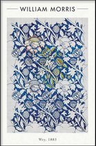 Walljar - William Morris - Wey - Muurdecoratie - Poster met lijst