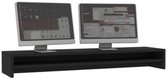 Universele Ergonomische Monitor Standaard – 13 tot 28'' - Zwart - Twee Schermen - Geschikt voor Apple, Asus, HP, ACER, Microsoft, Lenovo, Windows