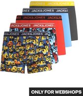 Jack & Jones heren boxershort 5-Pack - Graffiti  - M