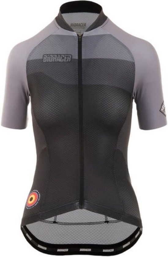 Bioracer Sprinter Jersey Women Coldblack Light Grey Shade Maat XL