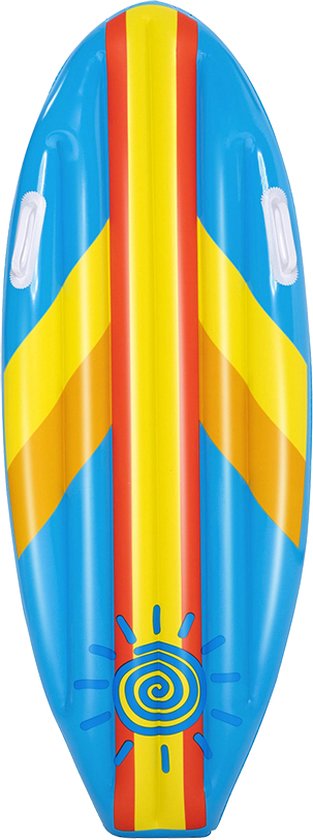 Opblaas mini surfboard 114 cm | blauw - Bestway