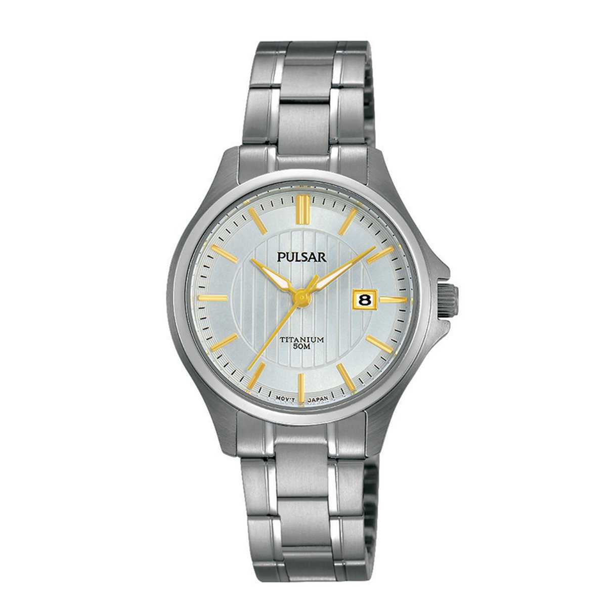 Pulsar PH7435X1 horloge dames - grijs - titanium