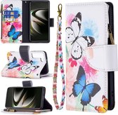 Fonu Samsung S22 Plus Wallet Hoesje - Vlinder