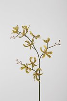 Kunstbloem - Orchidee- topkwaliteit plant - 2 stuks - kamerplant - groen - 106 cm hoog