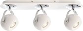 Kapego Surface mounted ceiling lamp, Centauri III, bulb(s) not included, constant voltage, 220-240V AC/50-60Hz, number of bases: 3, GU10, 3x max. 50,00 W, aluminum, matt white, IP2