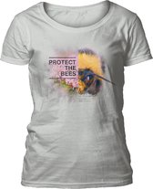 Ladies T-shirt Protect Bee Grey L