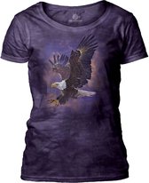 Ladies T-shirt Eagle Violet Sky XL