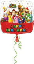 Super Mario Helium Balloon Happy Birthday 43cm vide