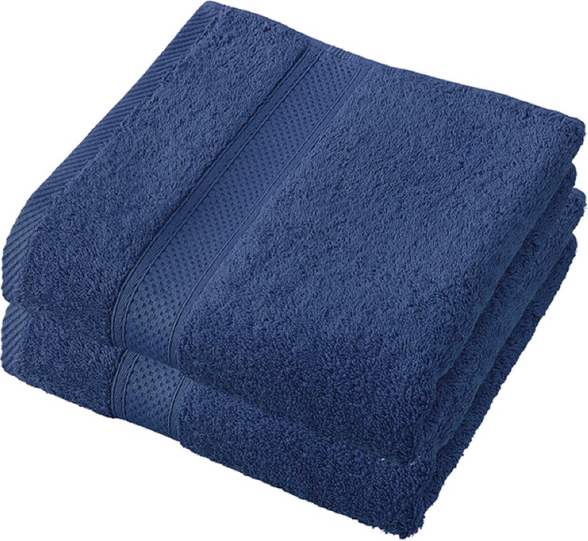De Witte Lietaer Handdoek Stephanie Blue Indigo 50x100cm