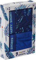 Happy Shorts 2-Pack Boxershorts Heren Hawaii Print - Maat M