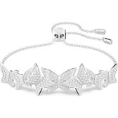 Swarovski Dames Armband   -  CrystalZilverkleurig