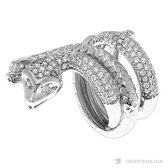 Juwelier Zwartevalk ZILVEREN (GERHODINEERD) SLANGEN RING 21.280/18