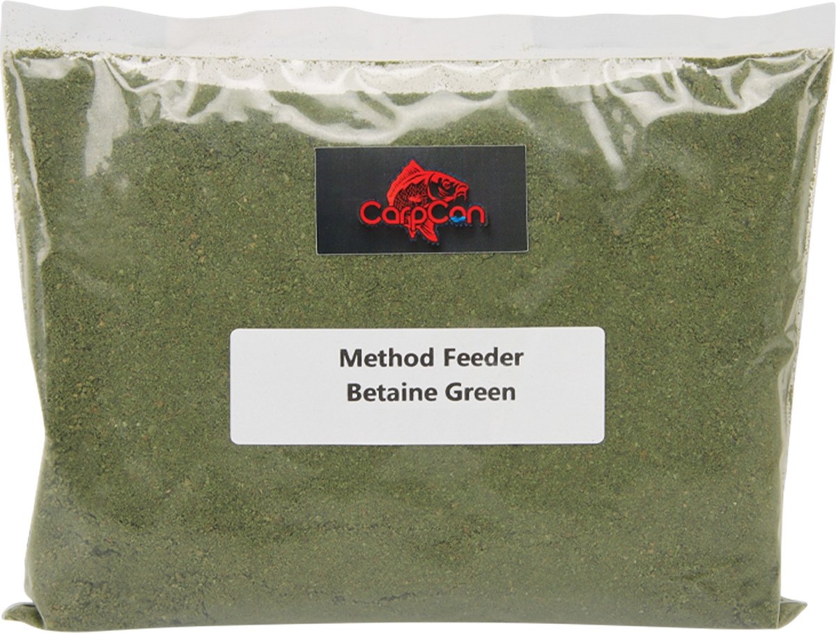 1kg Method 'Betaïne Green' - Method Feeder Grondvoer - Karper/Witvis lokvoer - Feeder Vissen - Aas - Method voer