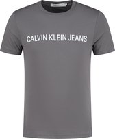Calvin Klein Institutional Logo T-shirt Mannen - Maat M
