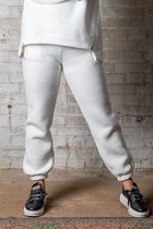 La Pèra Sweatpants Fleece ecru Dames - Maat 36