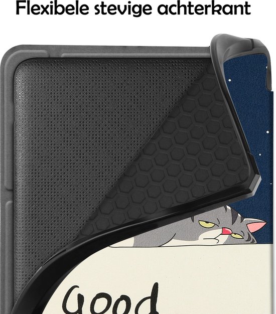 Hoesje Geschikt voor Kobo Sage Hoes Bescherm Hoesje Case Sleep Cover Trifold - Hoes Geschikt voor Kobo Sage Hoesje - Kat van Hoesje  — afbeelding 5