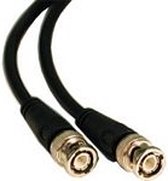 C2G 1m 75Ohm BNC Cable coax-kabel Zwart