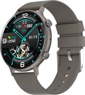 GAVURY SHADE FIT PRO Smartwatch - Bluetooth bellen - Activity en fitness Tracker - Bruin Smart watch dames en heren - Touchscreen - Stappenteller - Social media berichten - Bloeddr
