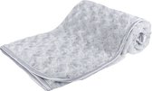 Snuggle Baby - Rosebud Fleece Dekentje - 75x100 cm - Grijs