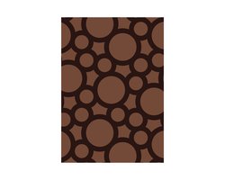 HappyBook - Planner - Weekplanner - Bruin - Cirkels - Softcover - Elastiek - Werkplanner - Businessplanner - Werk - Studie - School - Cadeau - Relatiegeschenk - Business - Ondernemersplanner - Onderneming - Doelen stellen - Doelen - Boekenlegger