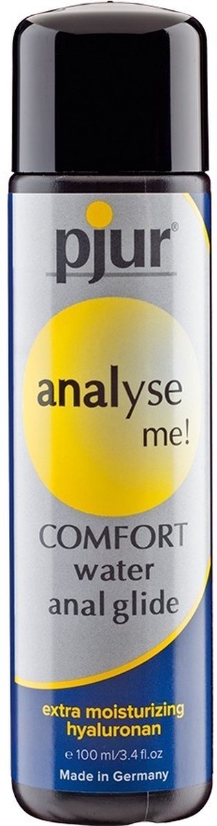 Goedkoopste Pjur Analyse Me Comfort - Glijmiddel Waterbasis - 100 ml - Maakt De Huid Elastisch - Anaal