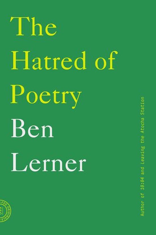 The Hatred of Poetry - cover