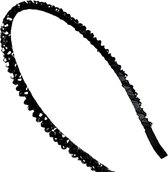 Haarband- Zwart-Shirley-Kunststof-Diadeem-Charme Bijoux
