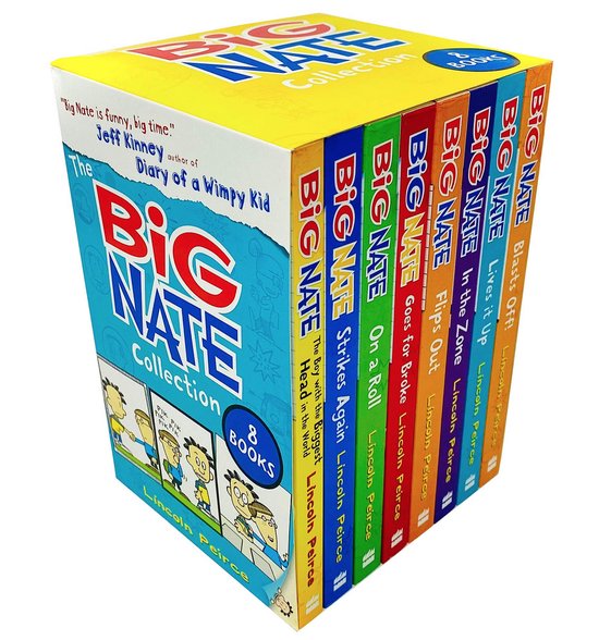 The Big Nate Collection Series 8 Books Box Set by Lincoln Pe ... - cover