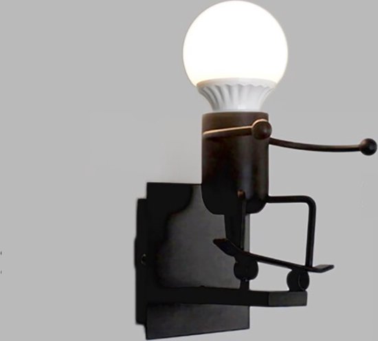 Wandlamp - Moderne Wandlamp - Lampenkap - Zwart - Spotlight Lamp - Voor  woonkamer,... | bol.com