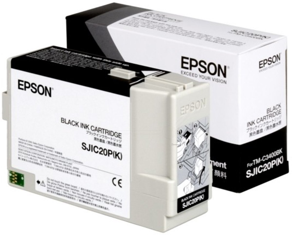 Epson - C33S020490 - SJIC20P(K) - Inktcartridge zwart