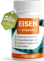 ProFuel IJzer + natuurlijke Vitamine C 180 Tabletten