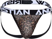 Andrew Christian - Leopard Mesh Jockstrap - Maat S - Erotische Jockstrap - Sexy Mannen Ondergoed