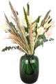 foto van Droogbloemen boeket - Exclusive Green - 75 cm - Droogboeket - Natuurlijk Bloemen